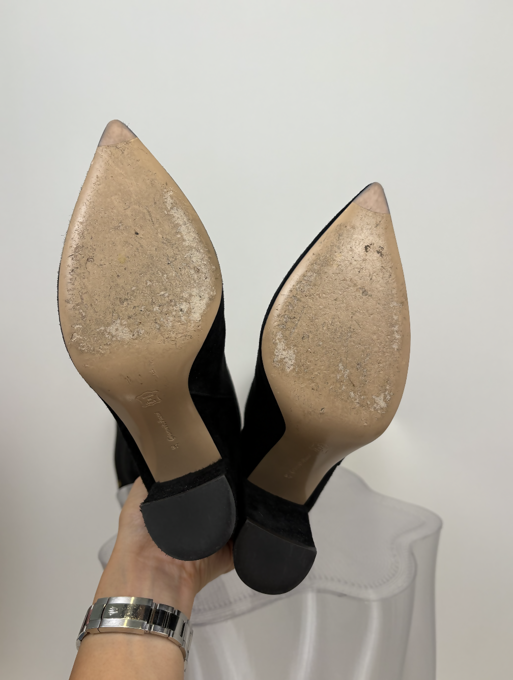 Gianvito Rossi Knee High Suede Boots