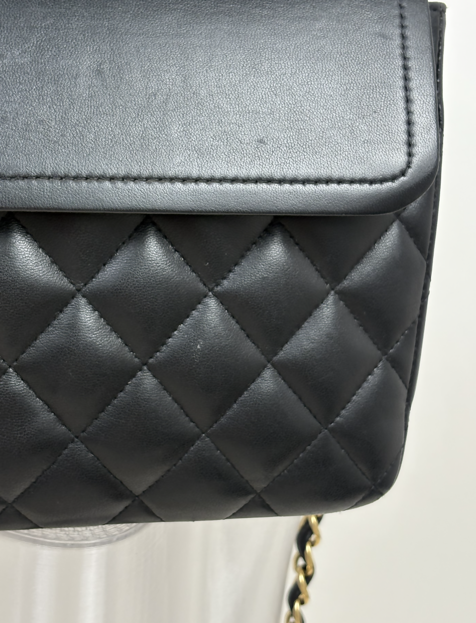Chanel Jumbo Flap Bag in Black Lambskin