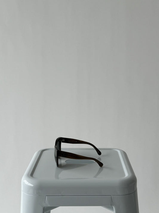 Chanel Brown Resin Sunglasses - FULL SET