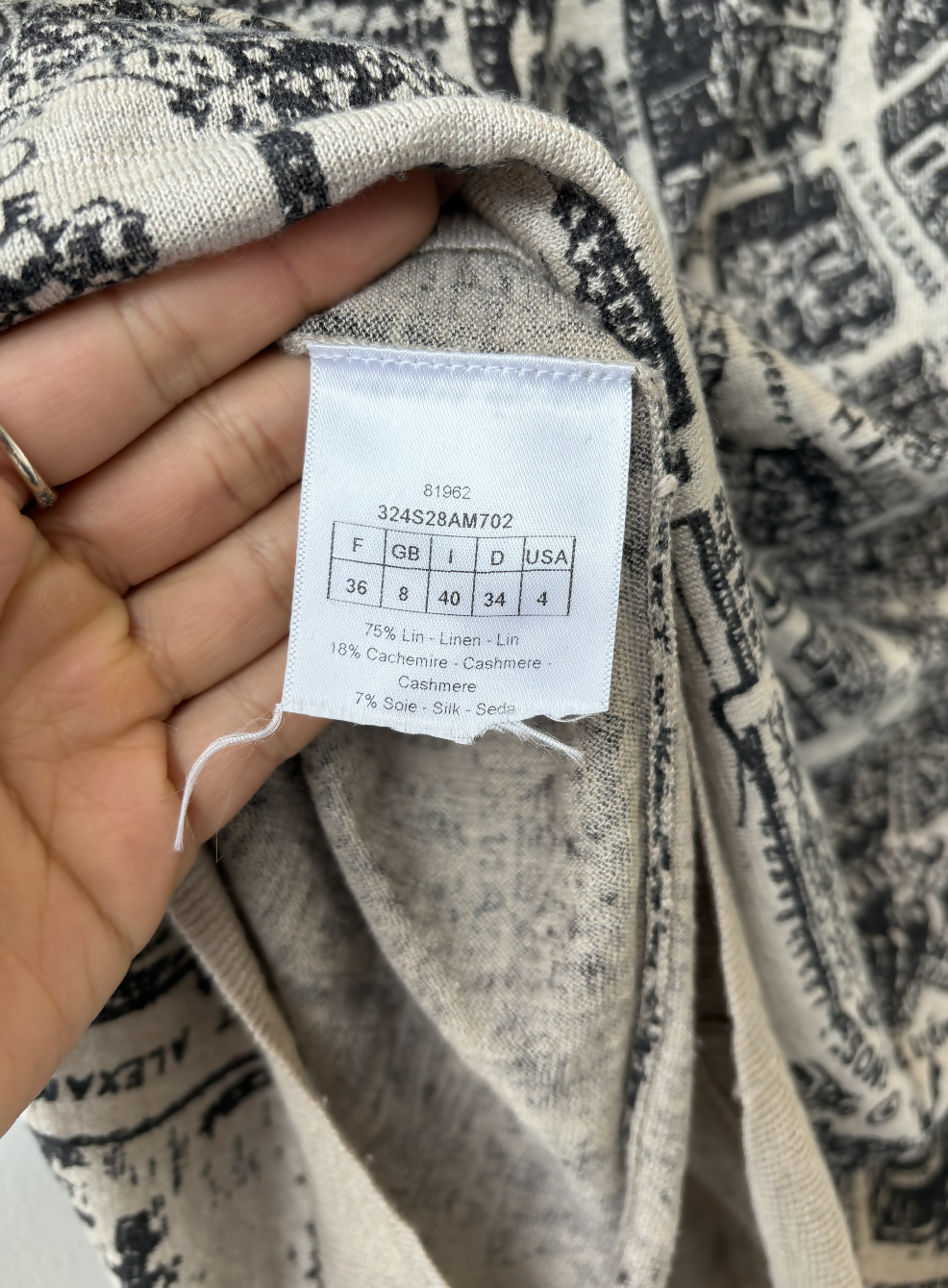 Christian Dior “Plan de Paris” Tee