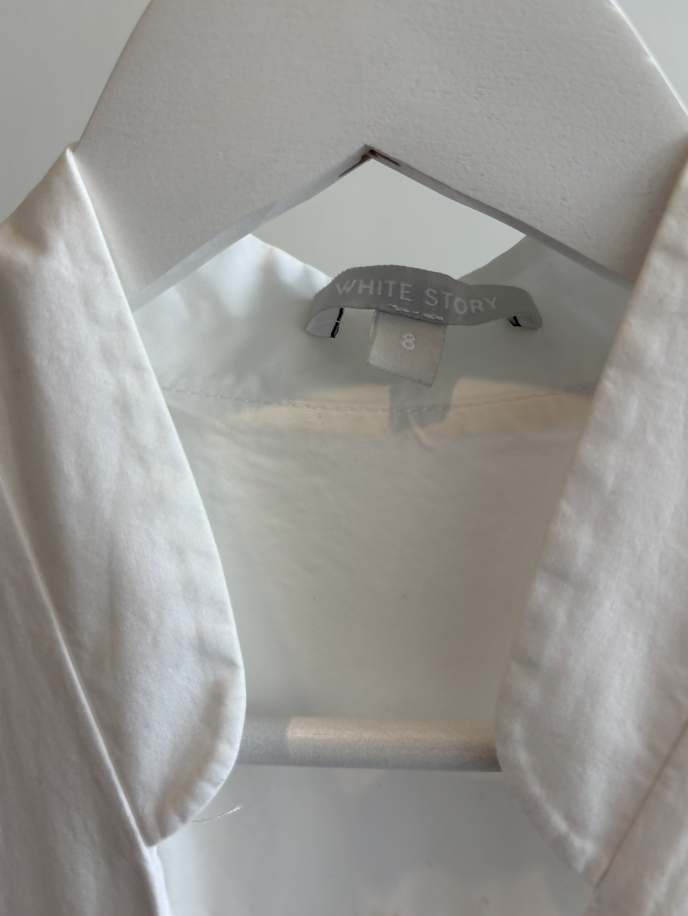 White Story Poplin Maxi Dress