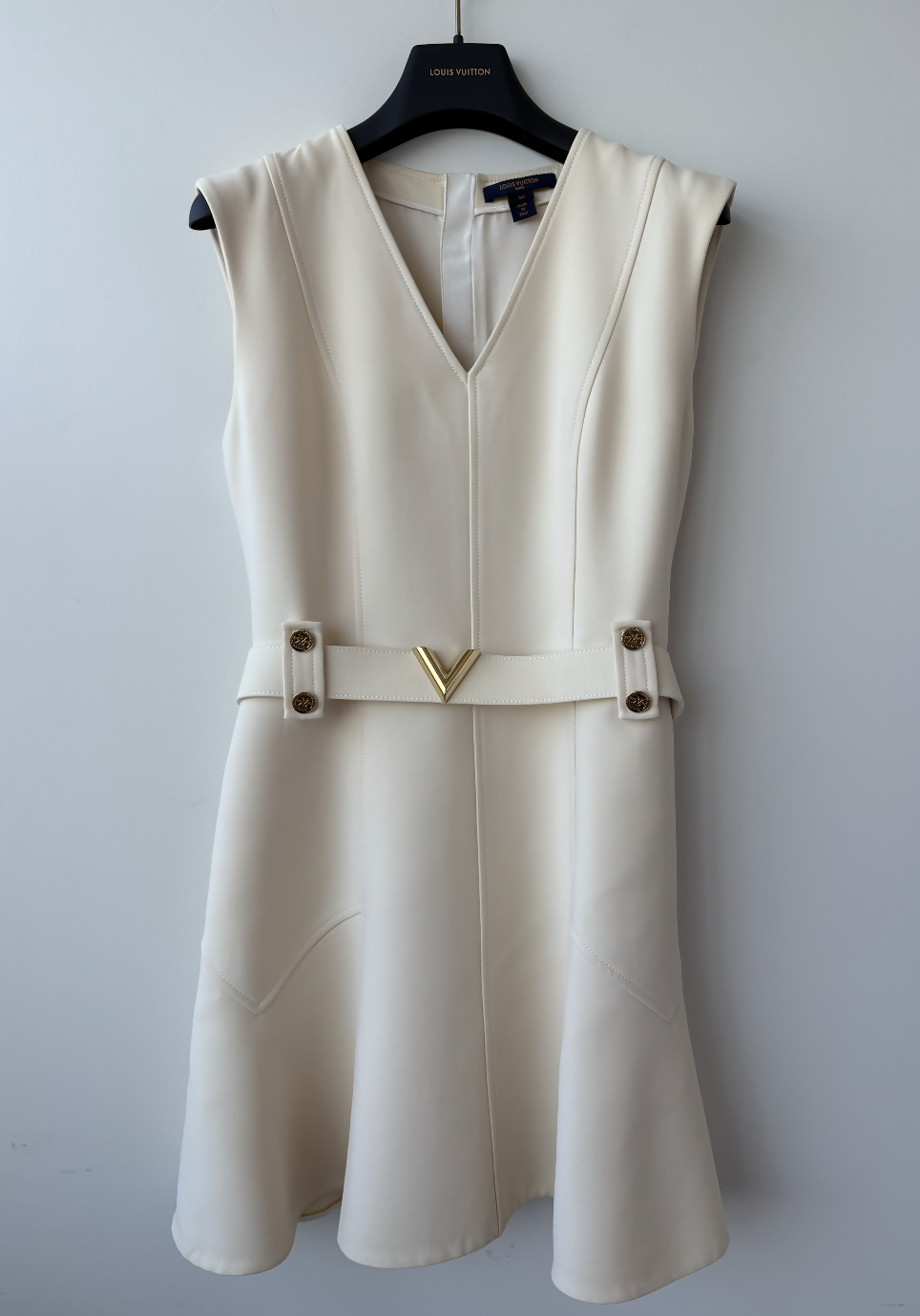 Louis Vuitton - Mini A Line Dress in Ecru EXCHANGE STORE Louis Vuitton - Mini A Line Dress in Ecru EXCHANGE STORE