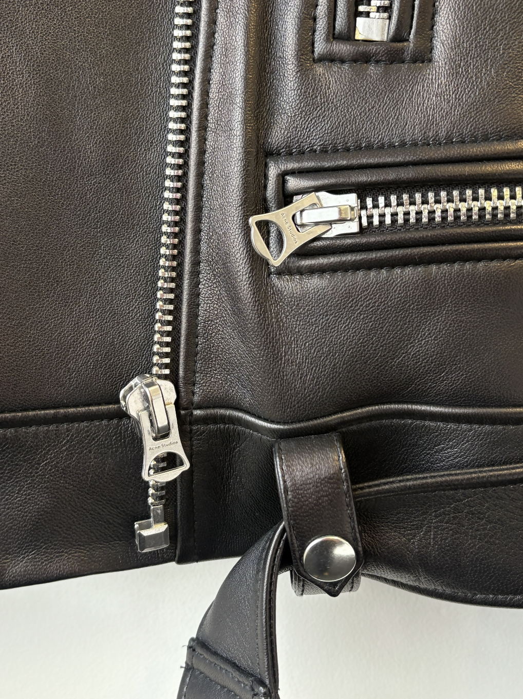 Acne Studios Leather Biker Jacket