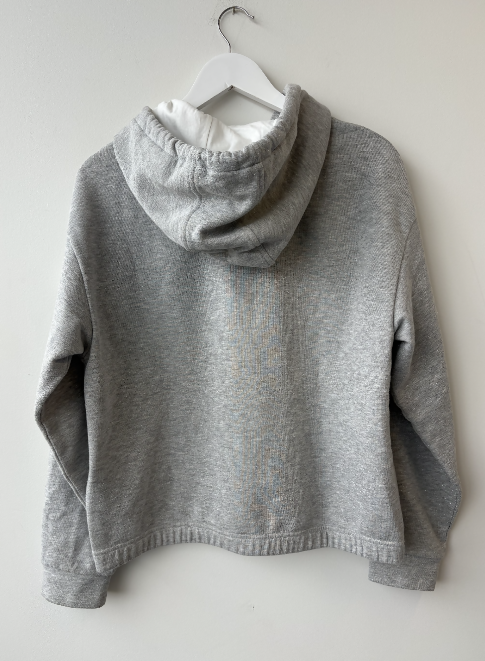 Moncler Logo Patch Hoodie in Grey