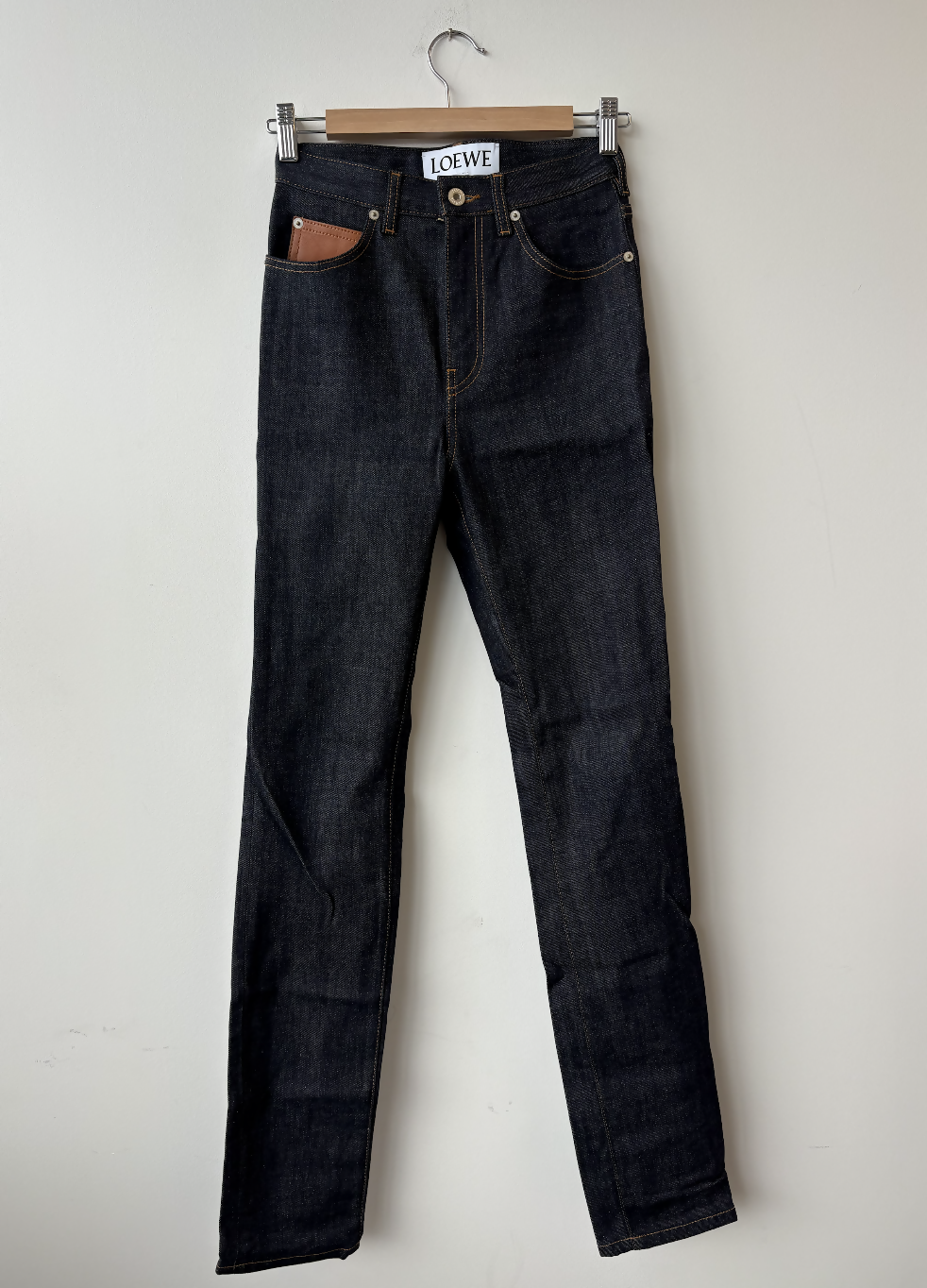 Loewe Logo-Print Mid-Rise Slim Jeans