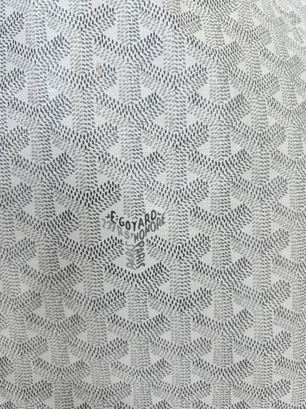 Goyard Saint Louis GM White Tote Bag