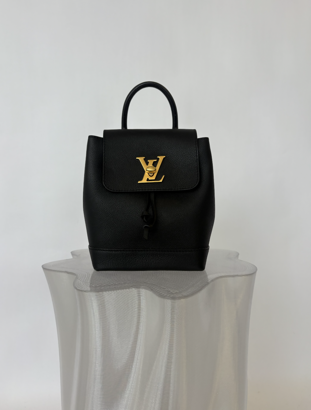 Louis Vuitton Lockme Backpack in Black Leather