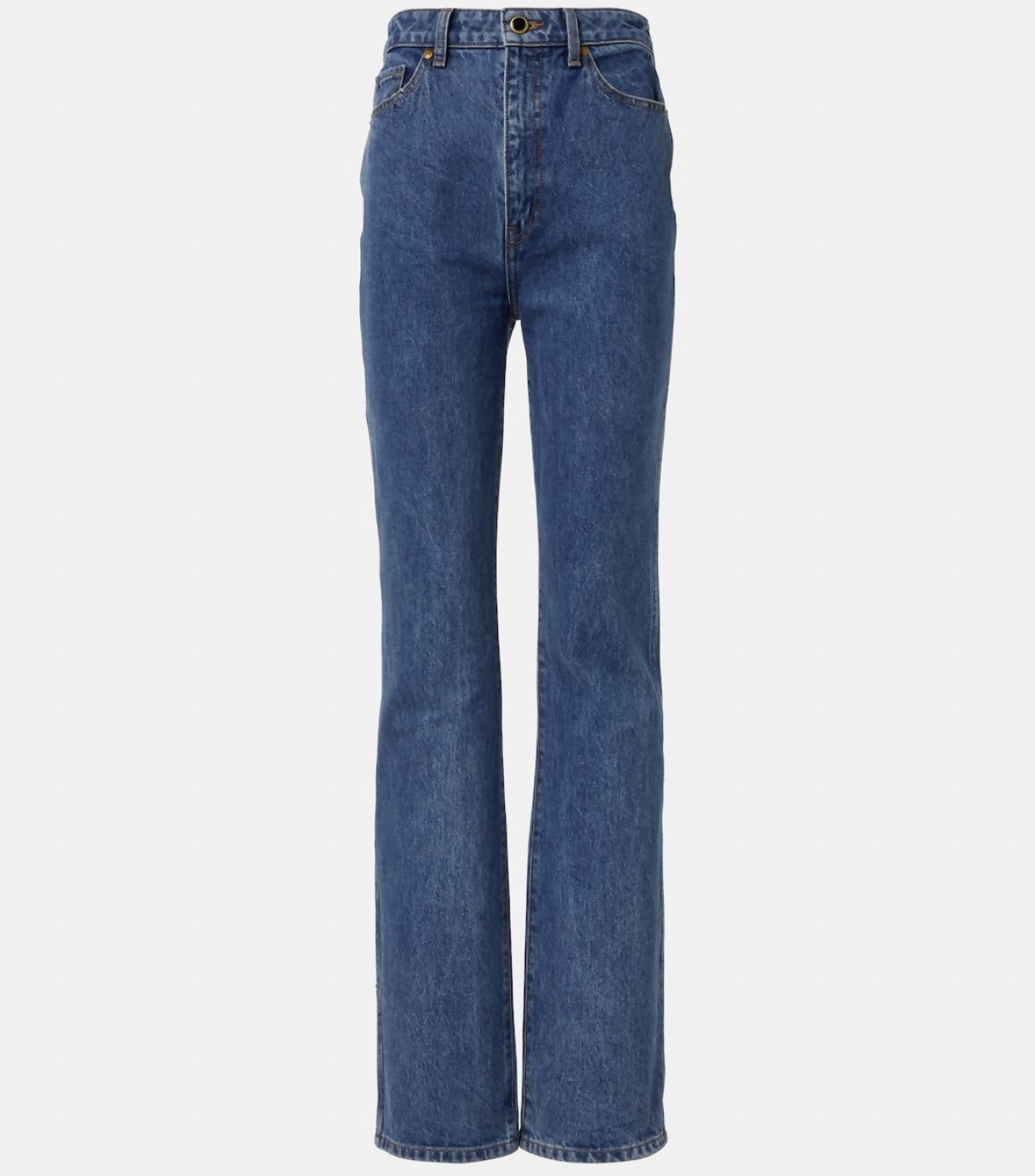 Khaite Danielle High-Rise Jeans (Blue Wash)