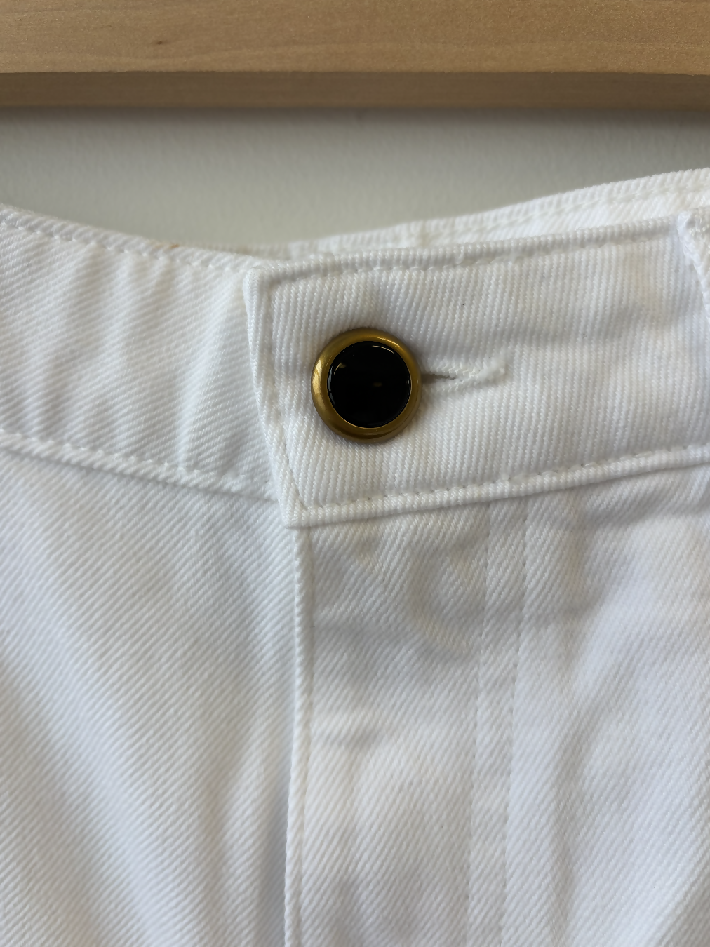 Khaite Danielle High-Rise Jeans (White)