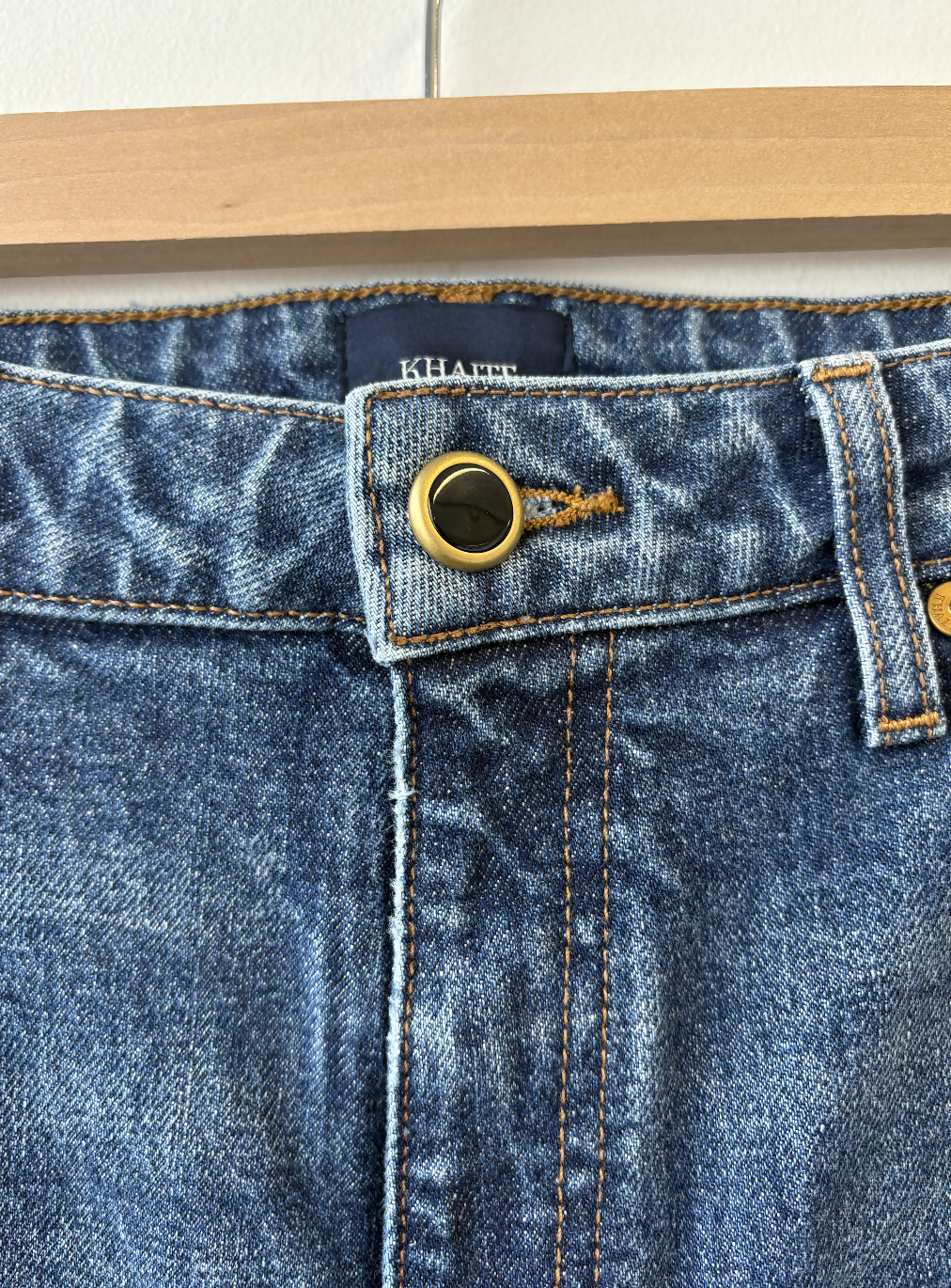 Khaite Danielle High-Rise Jeans (Blue Wash)