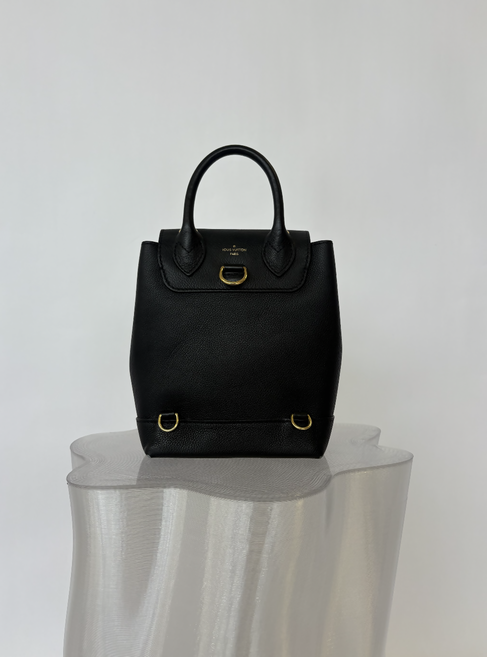 Louis Vuitton Lockme Backpack in Black Leather