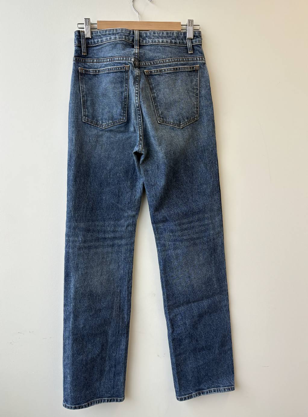 Khaite Danielle High-Rise Jeans (Blue Wash)