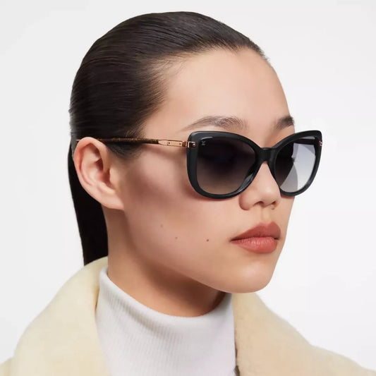 Louis Vuitton Black Frame Charlotte Sunglasses — Z0781W