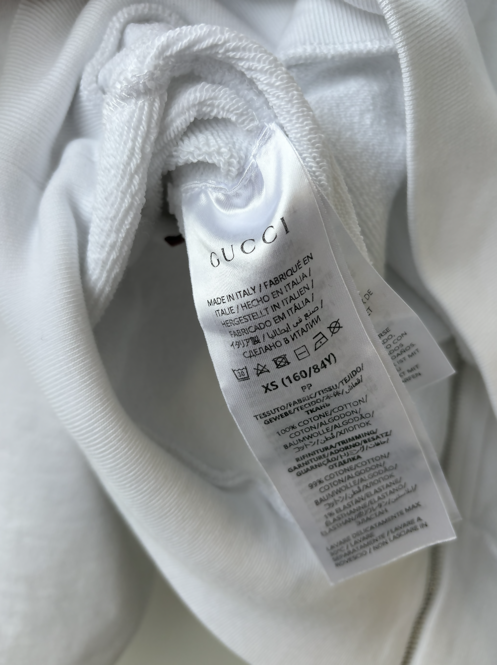 Gucci Felted Cotton Jersey Zip Jacket