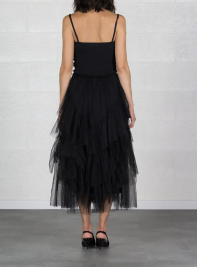 RED Valentino Gown in Black Tulle