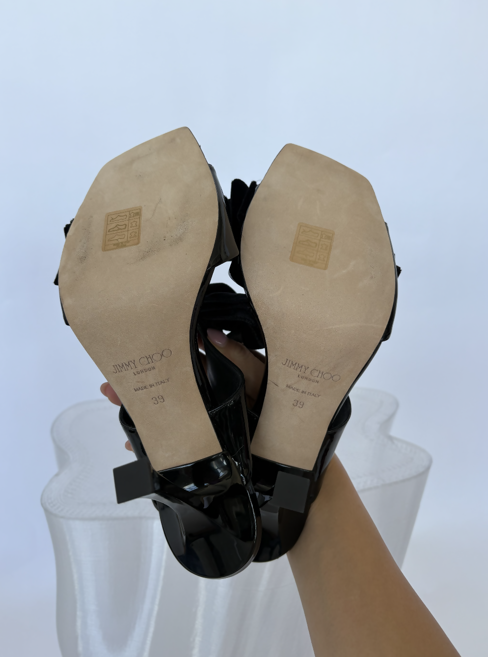 Jimmy Choo Flaca Sandals 100 - FULL SET
