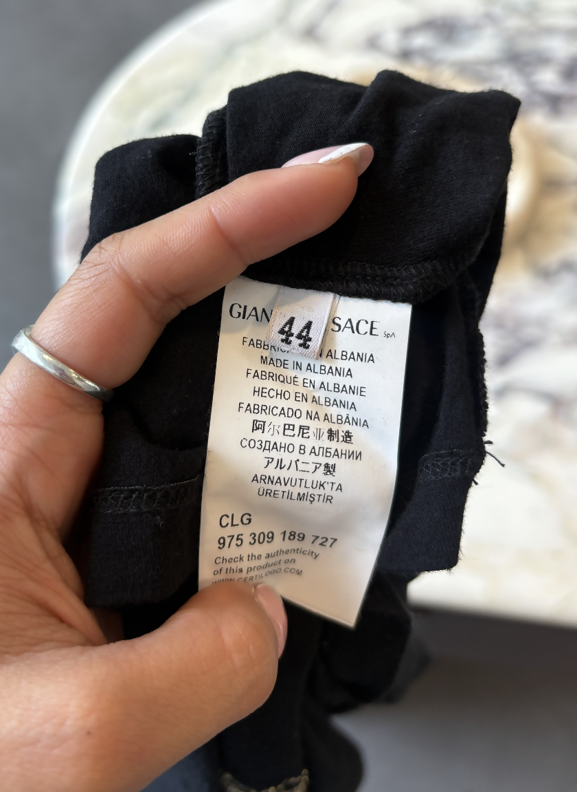 Versace Short Sleeve Black T-shirt