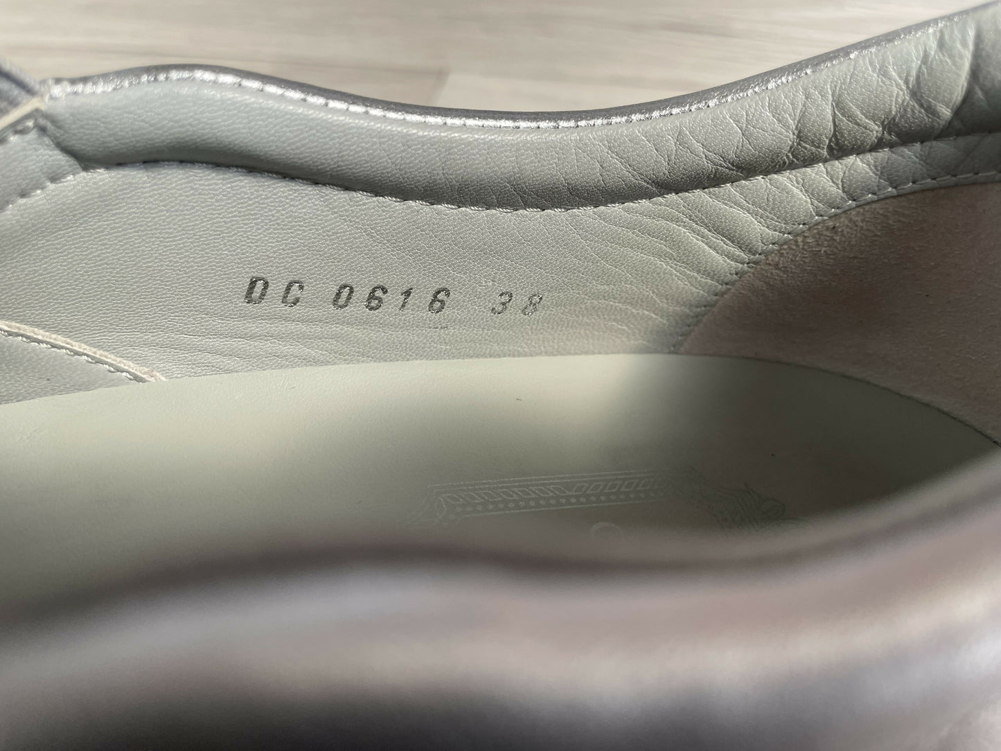 Dior leather slip on sneakers