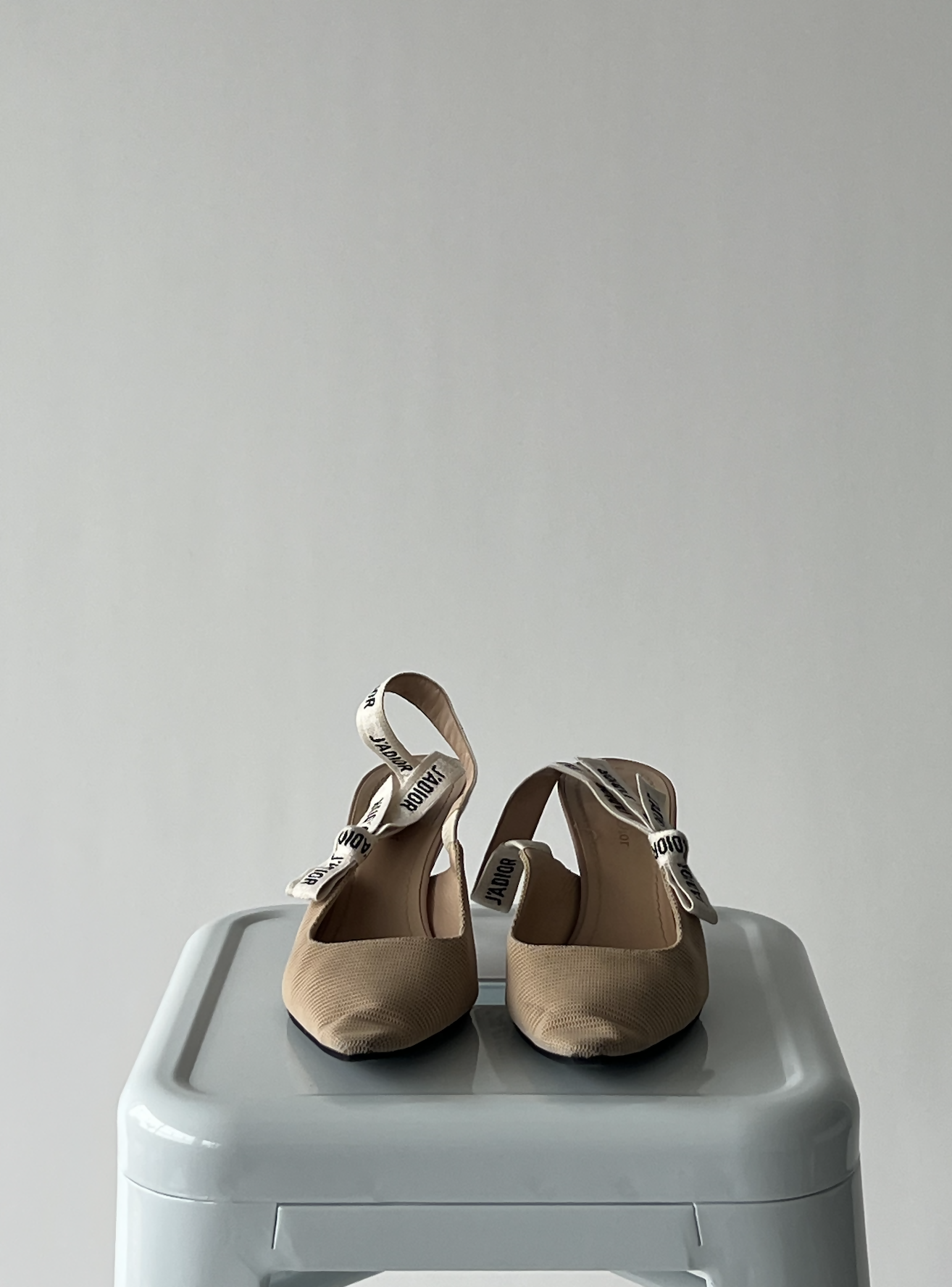 Dior Sling Backs - Nude Fabric
