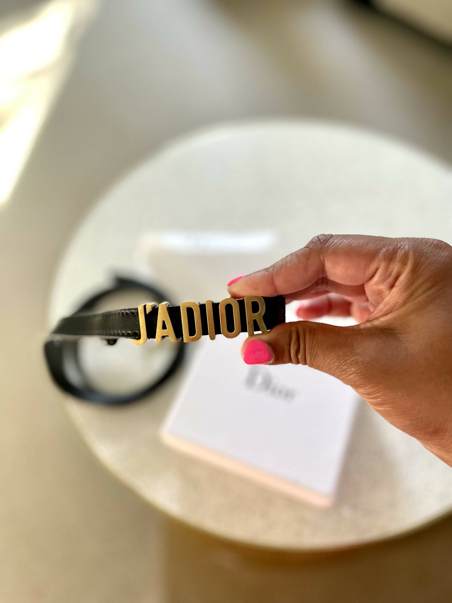 Christian Dior J’adior Waist Belt