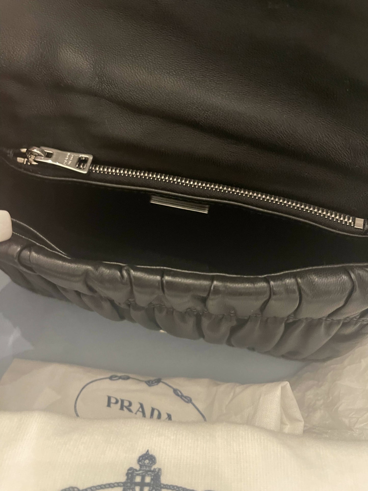 Prada Black Napa Leather bag