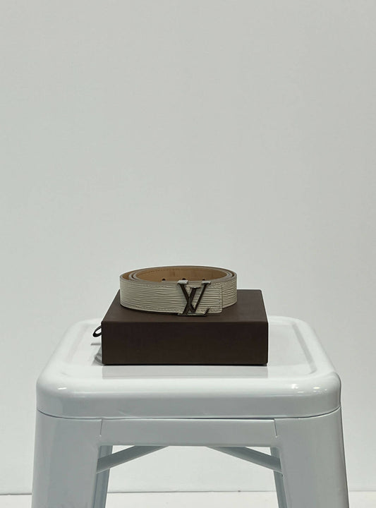 Louis Vuitton Cream Belt - Epi Leather