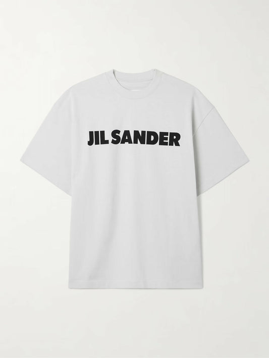 Jil Sander Heavy Cotton Logo T-Shirt