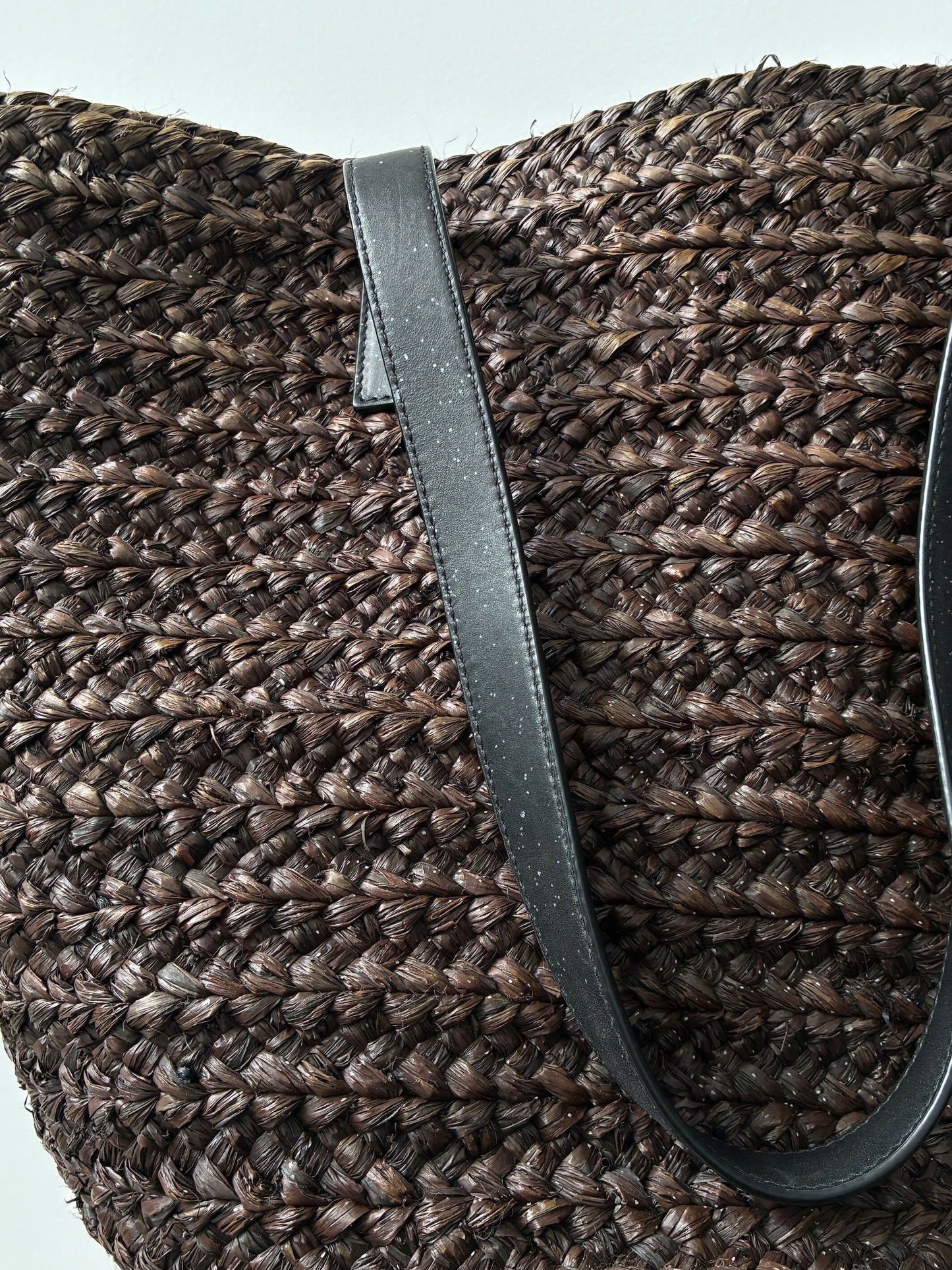 Saint Laurent Sac Panier Medium Brown