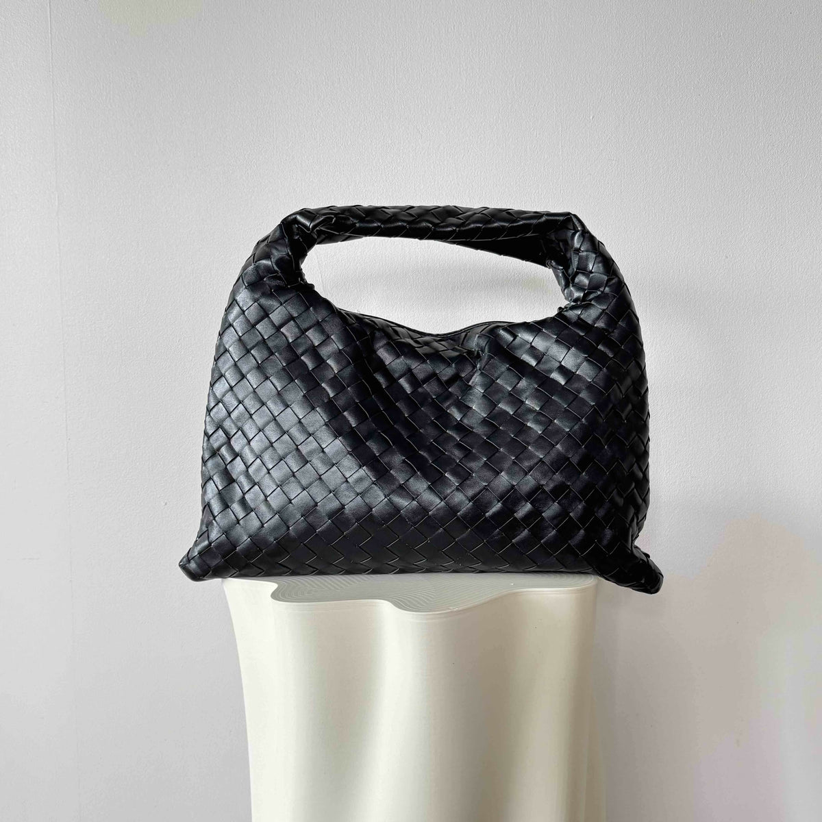 Bottega Veneta Small Calfskin Intrecciato Hop Hobo Bag