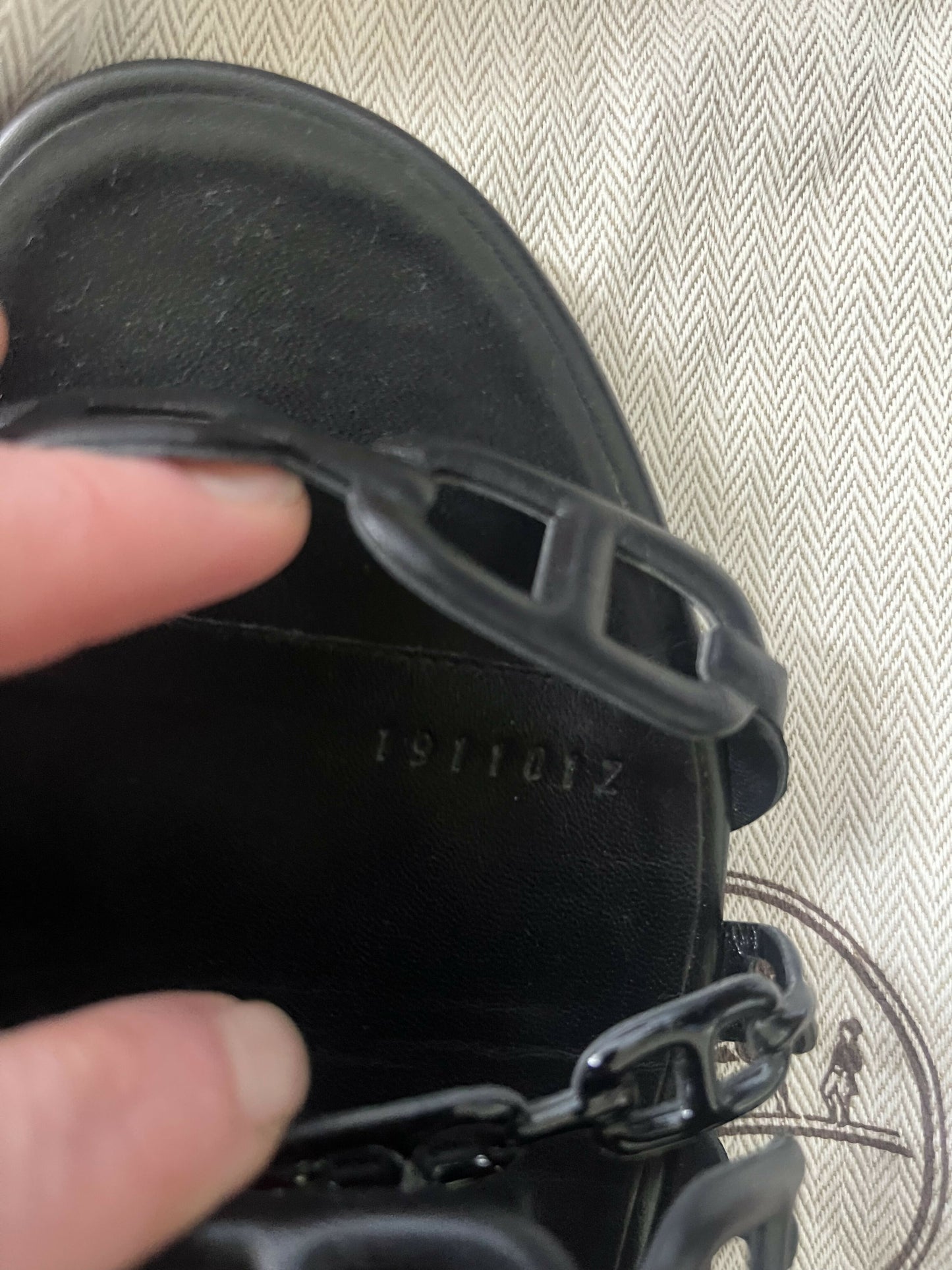 Hermes Chaine d’ Ancre Rivage sandals - Full Set