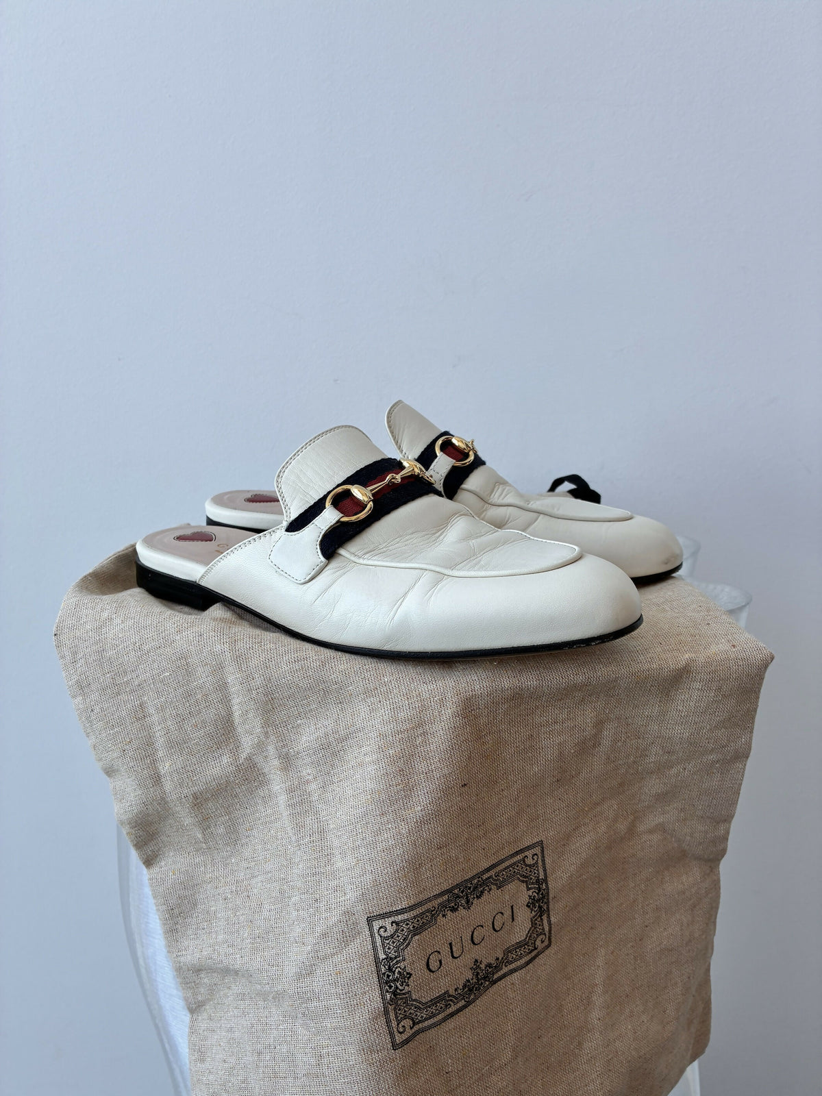 Gucci Princetown Horsebit Mules