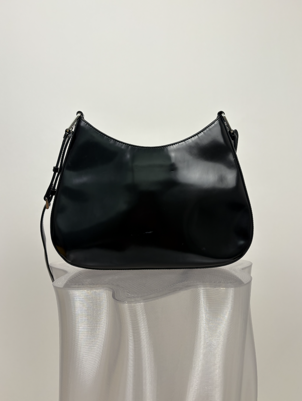 Prada Cleo Bag in Black Leather - FULL SET