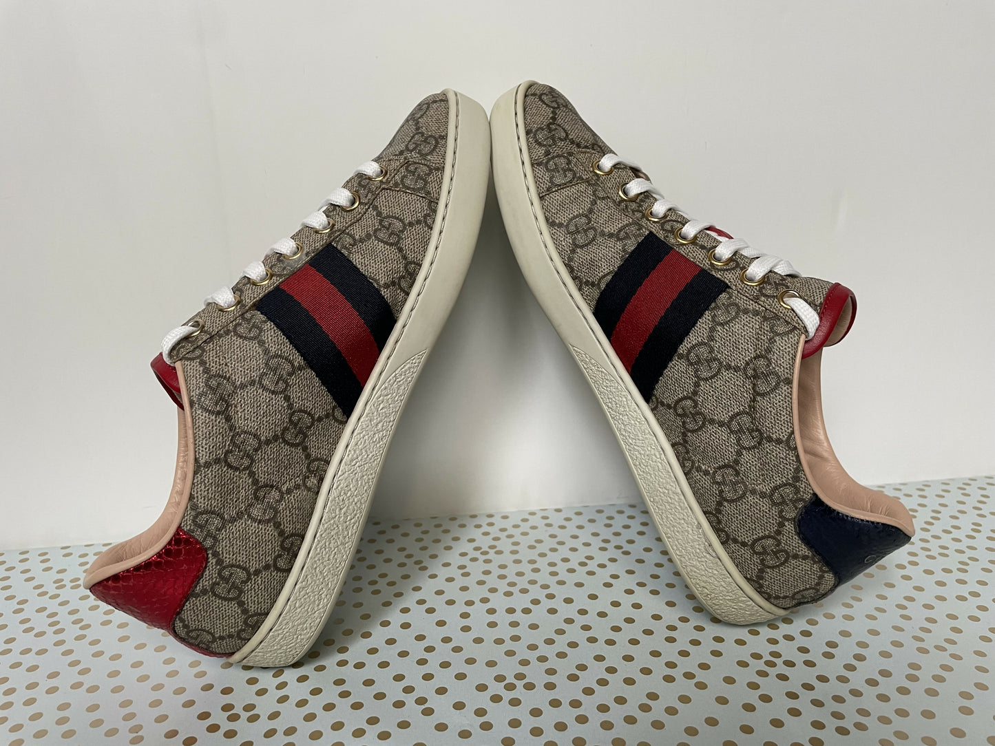 Gucci GG ace supreme canvas sneakers