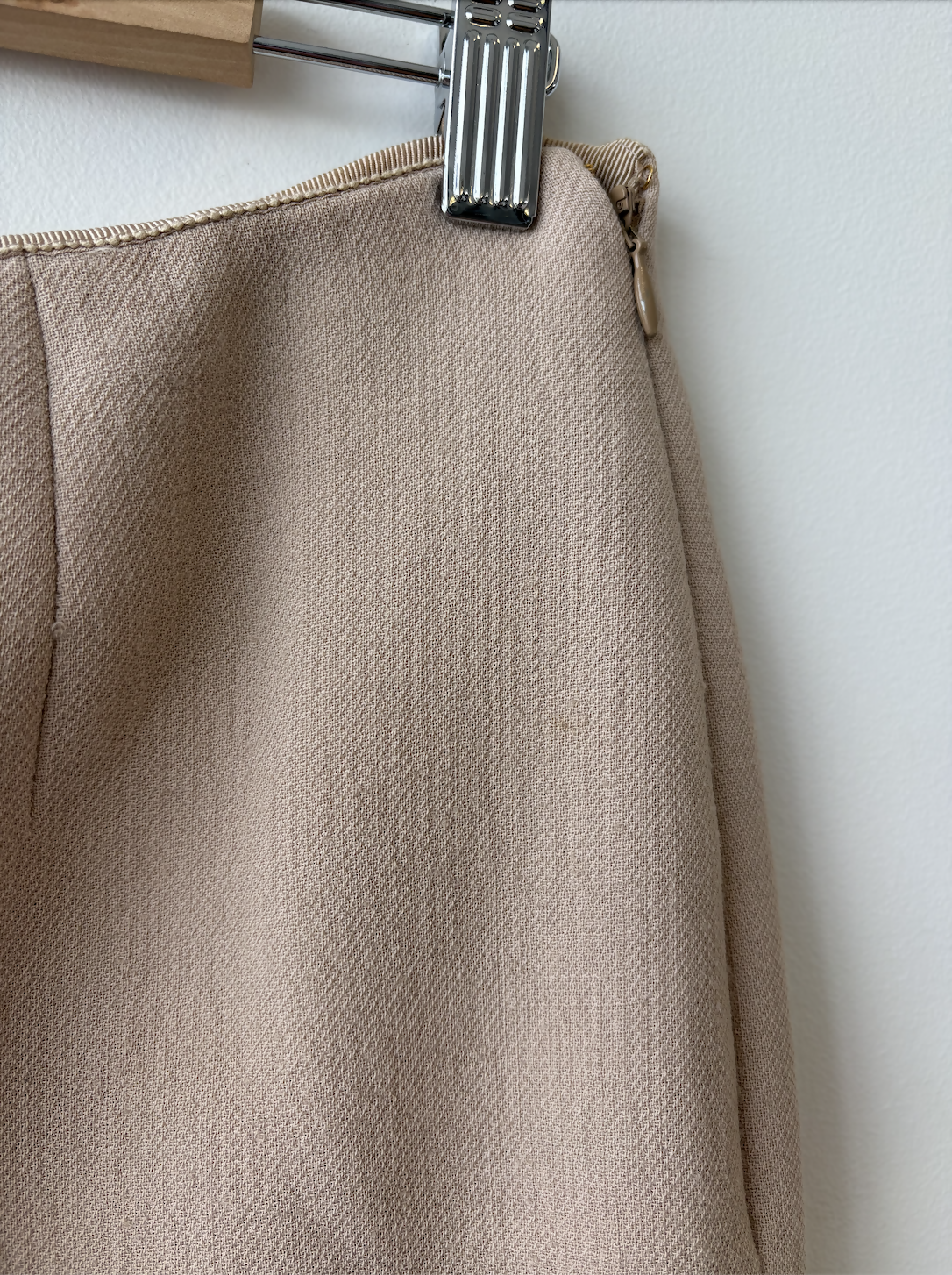 Prada wool blush skirt