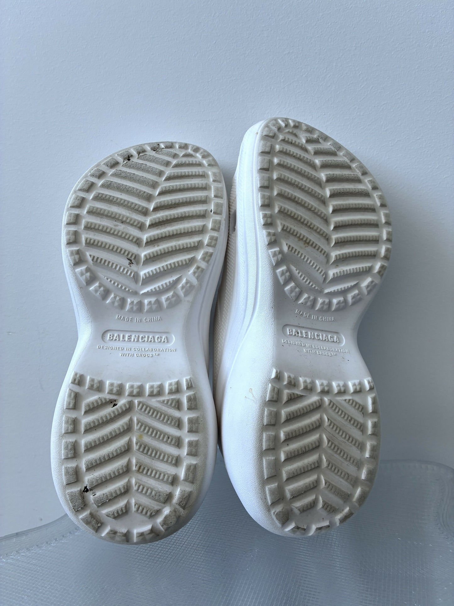 Balenciaga x Crocs Rubber Platform Slides