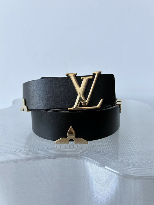 Louis Vuitton Iconic Metallic Flowers Belt