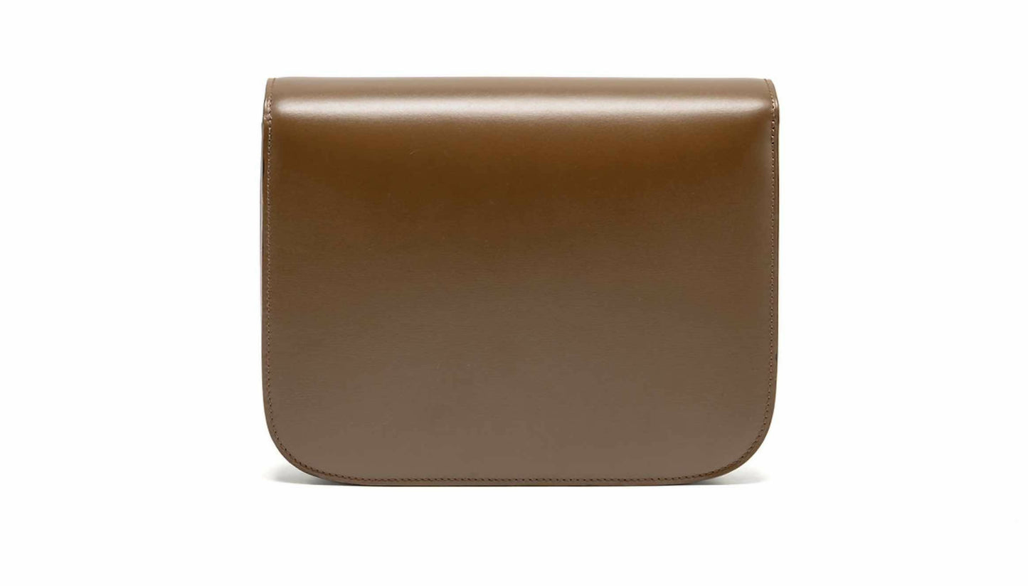 CELINE Medium Classic Box Bag Calfskin Camel