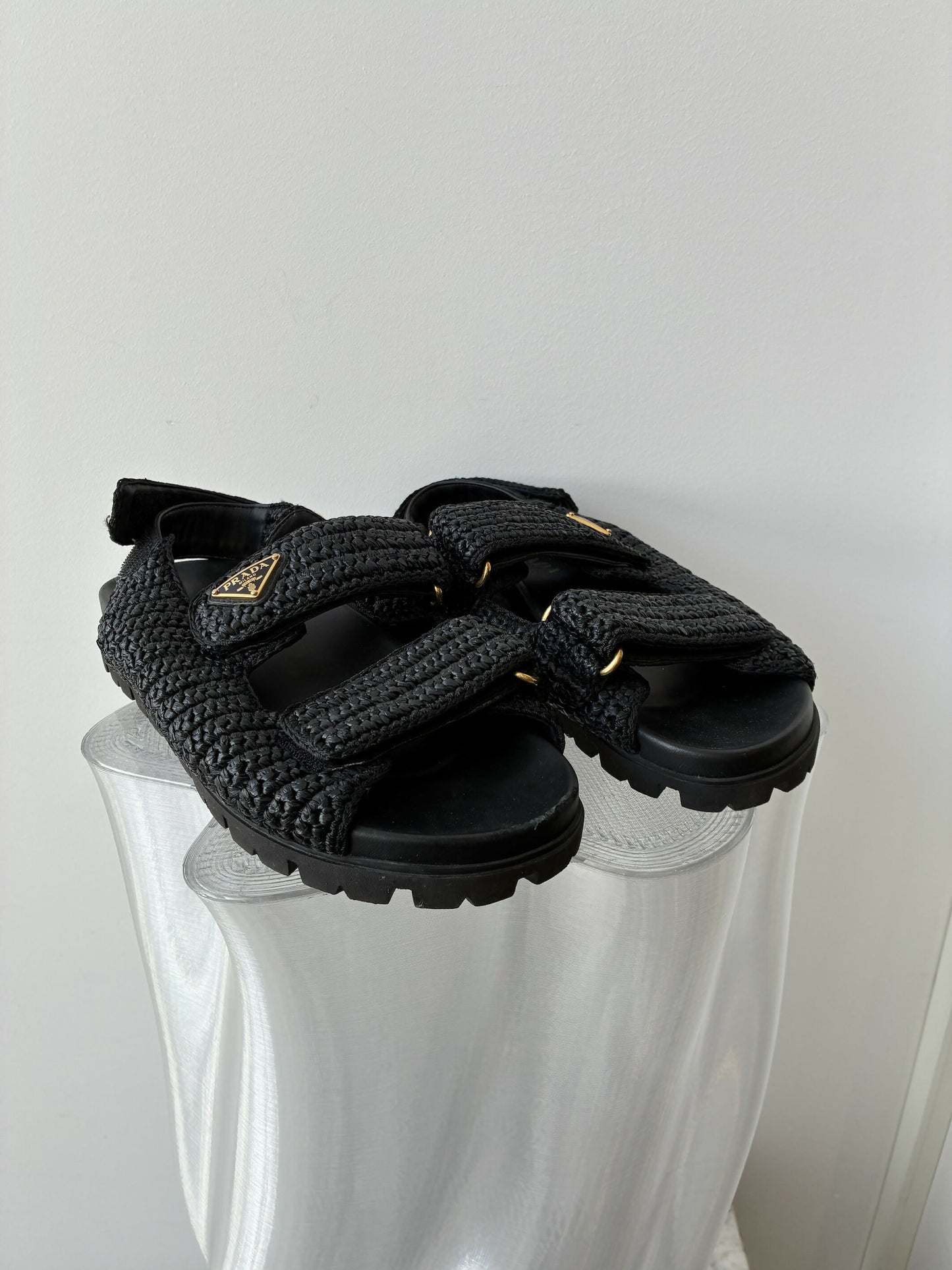 Prada Crochet Sandals