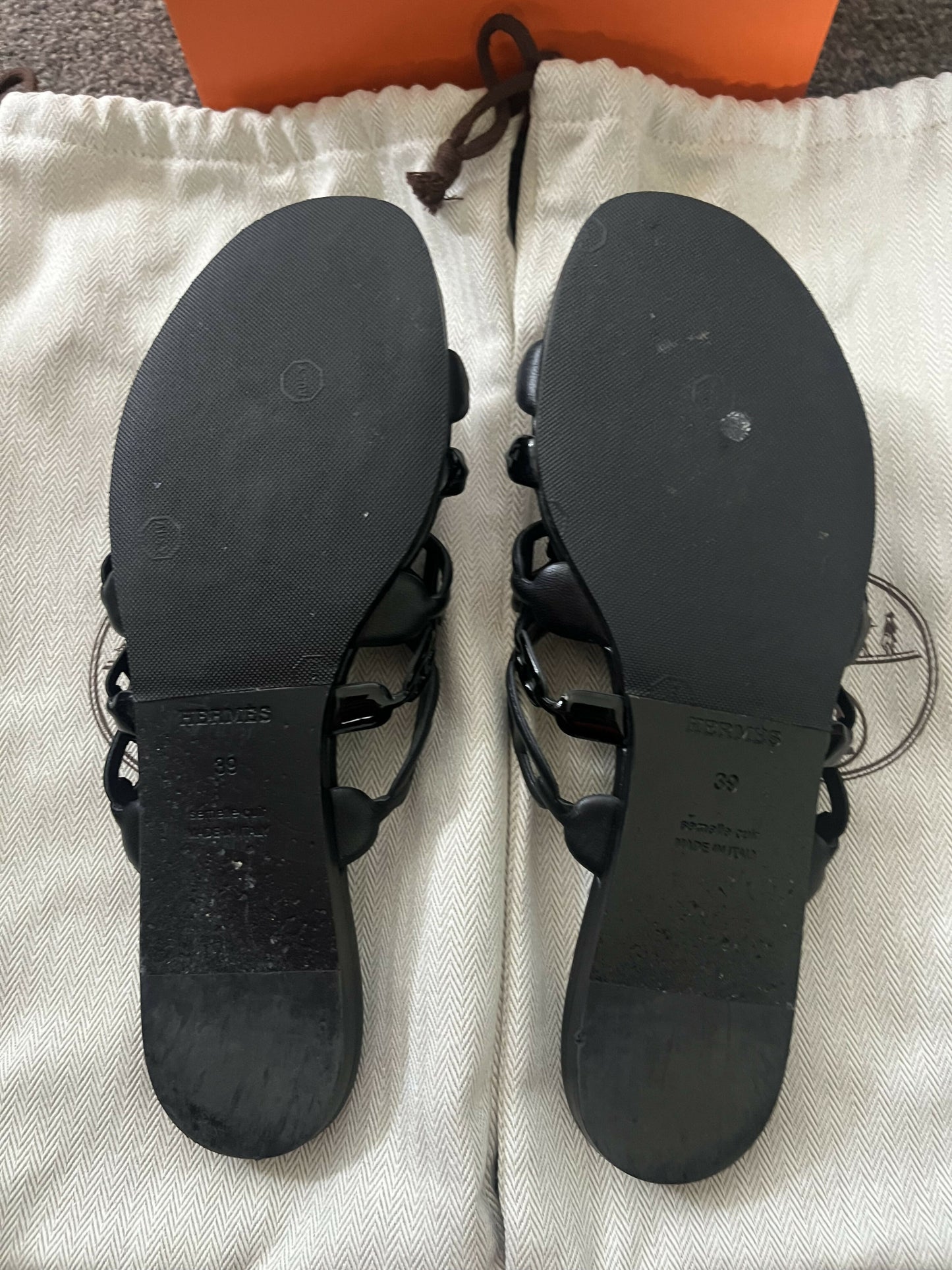 Hermes Chaine d’ Ancre Rivage sandals - Full Set