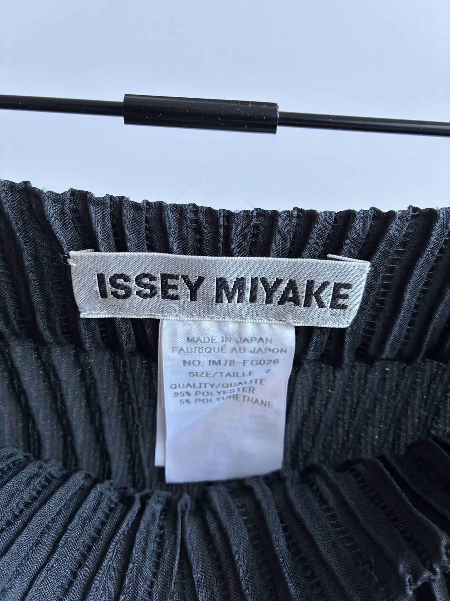 Issey Miyake Black Maxi Skirt