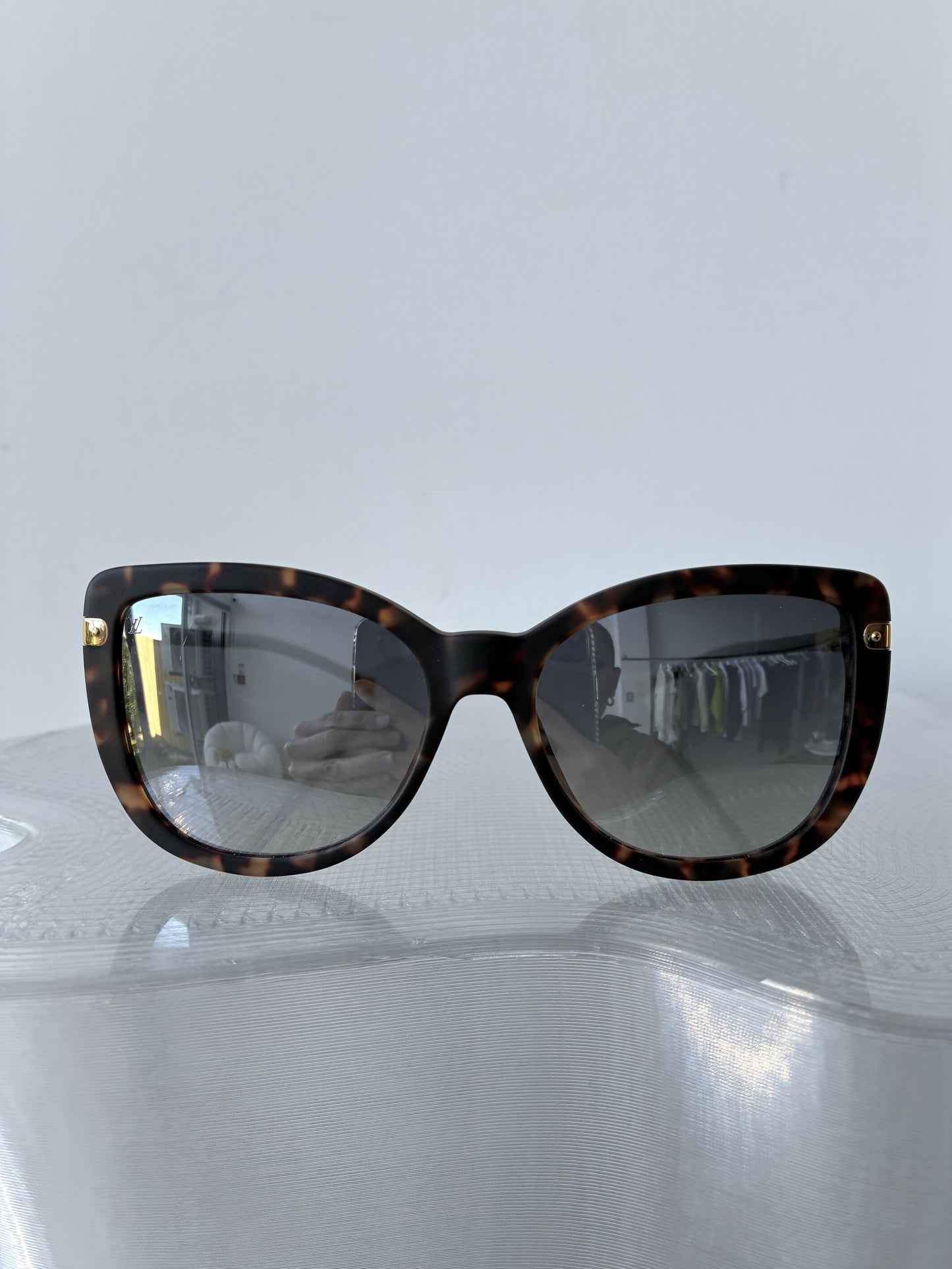 Louis Vuitton Tortoiseshell Frame Charlotte Sunglasses — Z0629E