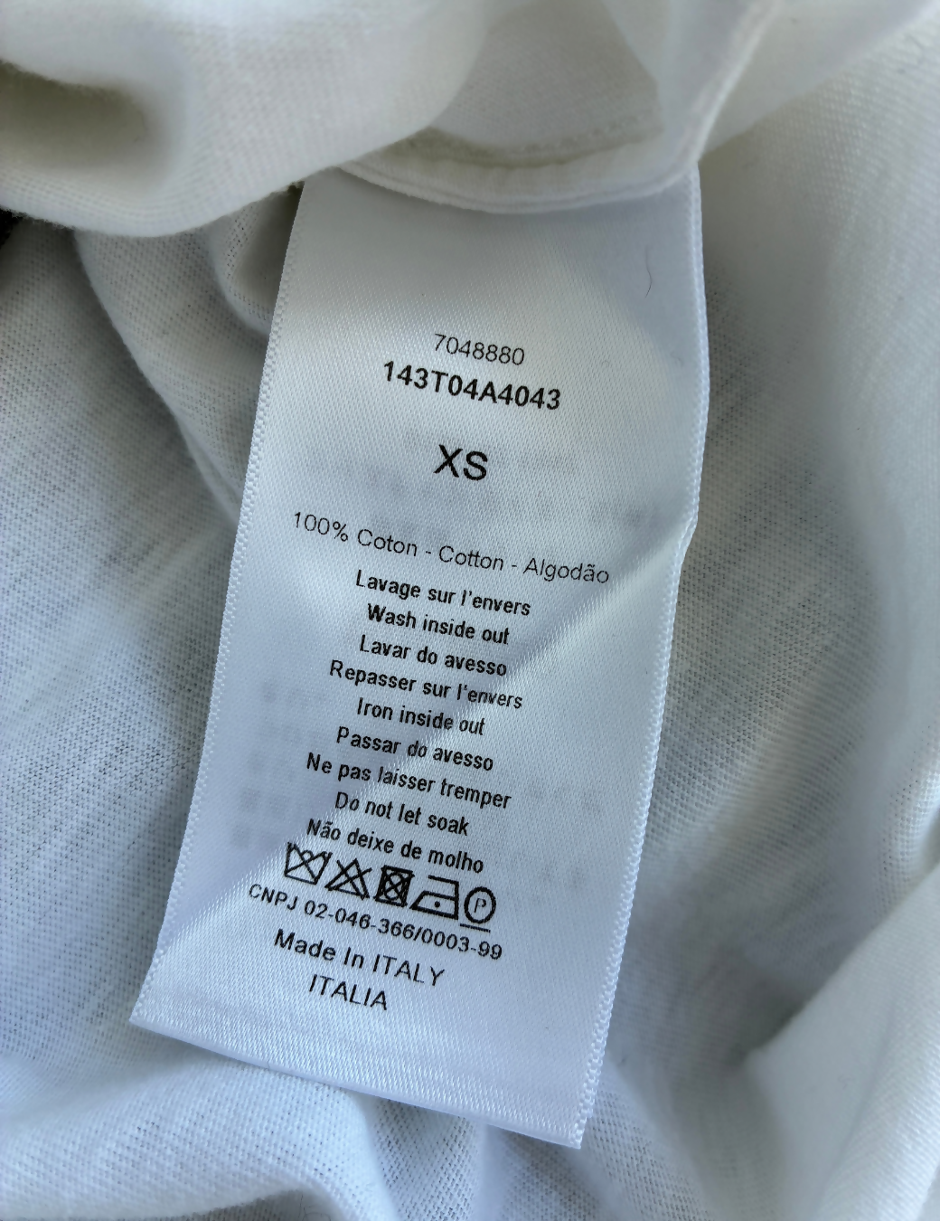Christian Dior Cotton Jersey T-Shirt