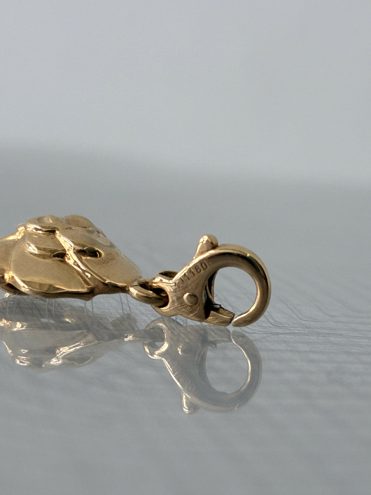 Chanel Camellia Pendant Charm, 18K Yellow Gold