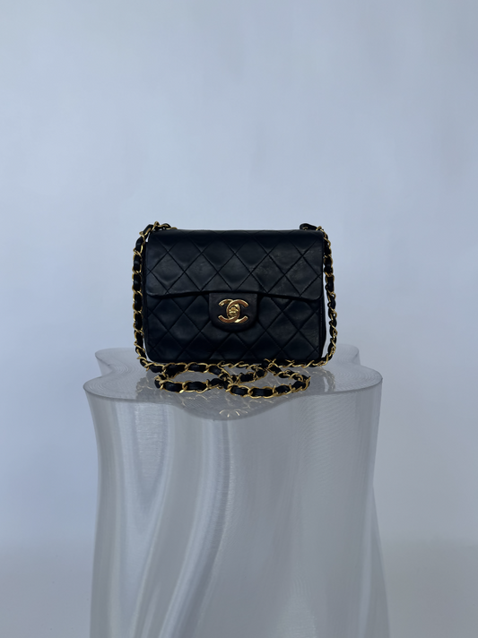 Chanel Small Square Flap Shoulder Bag - FULL SET