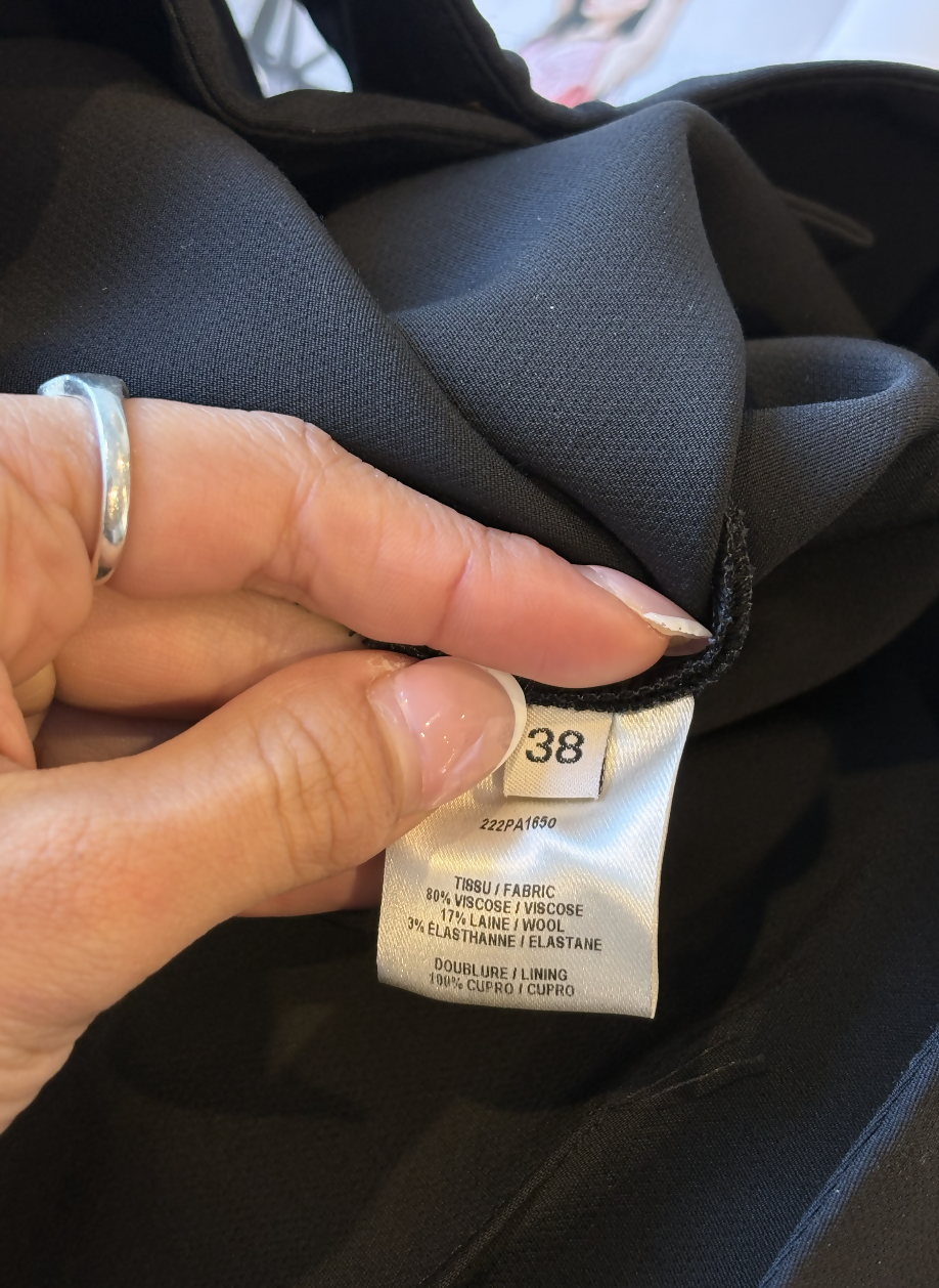 Alexandre Vauthier Couture Edit Boyfriend Pants in Black