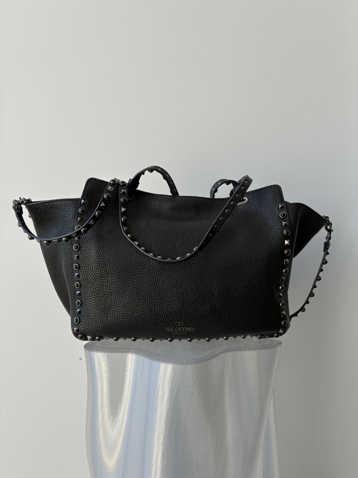 Valentino Garavani Rockstud Double Handle Tote Bag