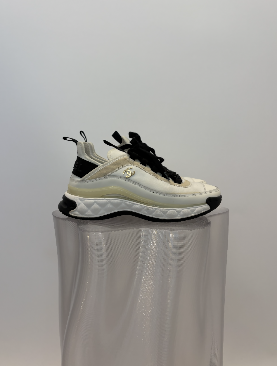 Chanel CC Interlocking Logo Sneakers