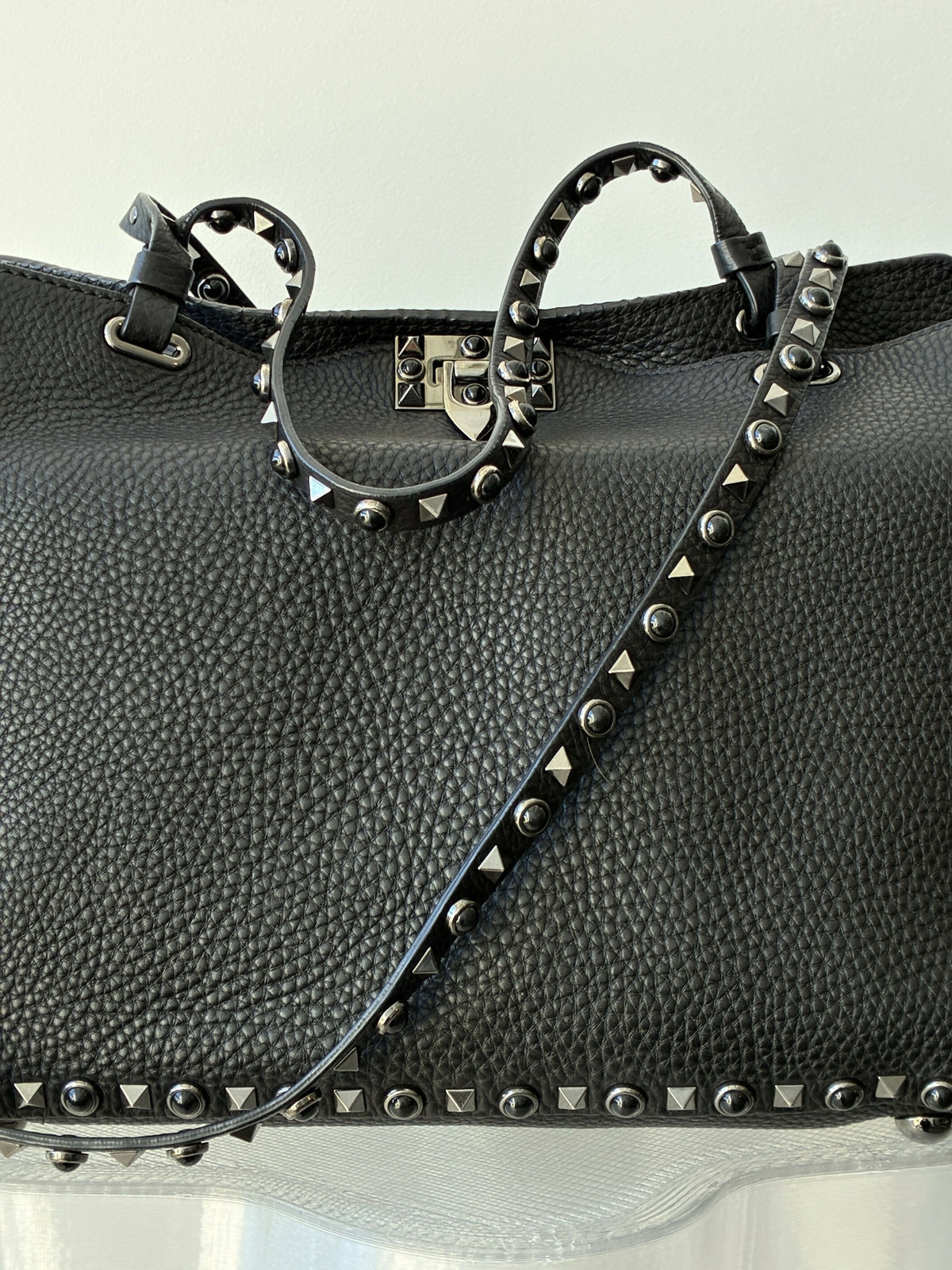 Valentino Garavani Rockstud Double Handle Tote Bag
