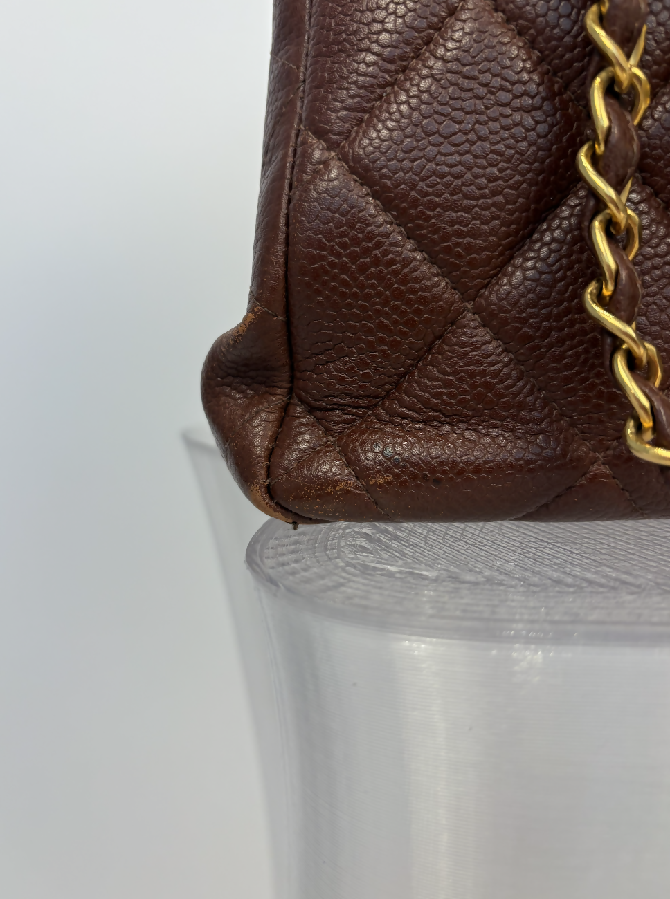 Chanel Double Face Duo Trapeze Timeless Bag in Brown Caviar Leather