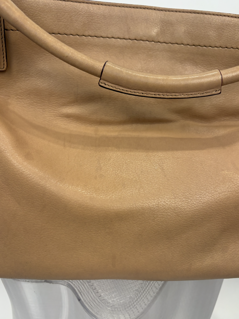 Chloé Margaret 2-Way Leather Bag in Light Pink